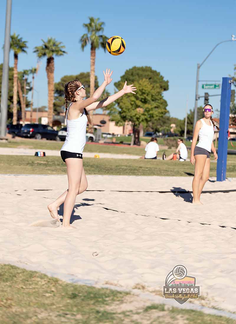 Beach volleyball tournament action